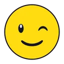 Free Wink Emoji Emotion Icon