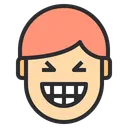 Free Winking Laught Emotion Icon