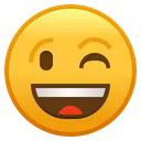 Free Winking Face  Icon