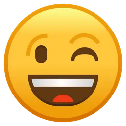 Free Winking Face Emoji Icon