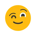 Free Winking Face Emotion Emoticon Icon