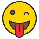 Free Artboard Winking Face With Tongue Tongue Out Icon