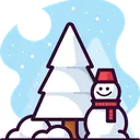 Free Tree Christmas Forest Icon