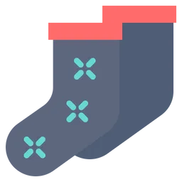 Free Winter Sock  Icon