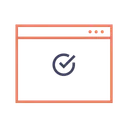 Free Web Page Layout Wireframe Design Icon