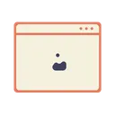 Free Web Page Layout Wireframe Design Icon