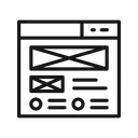 Free Wireframe  Icon
