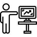 Free Wirtschaftsvorlesung Analytik Chartanalyse Symbol