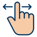 Free Finger Geste Horizontal Symbol