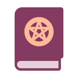 Free Witch Book  Icon