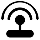 Free Elektronik WLAN Router Symbol