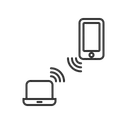 Free WLAN Laptop Handy Symbol