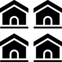 Free Wohnhäuser  Symbol