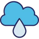 Free Wolke Wolkentropfen Tropfen Icon