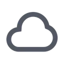 Free Cloud Speicher Datenbank Icon