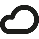 Free Cloud Daten Speicher Icon