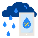 Free Wolke regen  Symbol