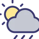 Free Wolke regen  Symbol