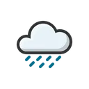 Free Wolke regen  Symbol