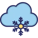 Free Wolke schnee  Symbol