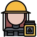 Free Woman Beekeeper  Icon