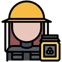 Free Woman Beekeeper  Icon