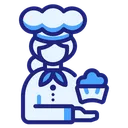 Free Woman Cook  Icon