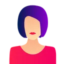 Free Girl Female Employee Icon