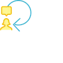 Free Woman Connection Message Icon