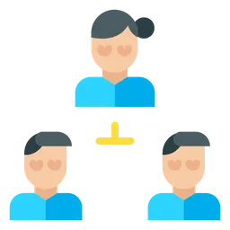 Free Woman Teamwork  Icon