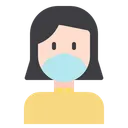 Free Female Woman Medical Masks Icon