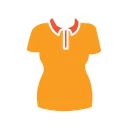 Free Womans Collared T Icon