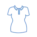 Free Womans Collared T Icon