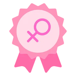 Free Women day Badge  Icon