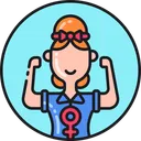 Free Women power  Icon