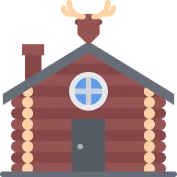 Free Wooden House  Icon