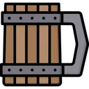 Free Wooden Mug Mug Viking Icon