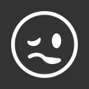 Free Woozy Emoji Expression Icon