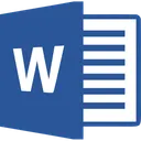 Free Word Microsoft Brand Icon