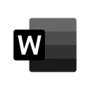 Free Word  Icon