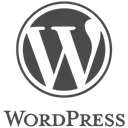 Free Wordpress Plain Wordmark Icon
