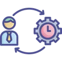 Free Work Force Burdon Workload Icon