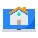 Free Home Laptop Screen Icon