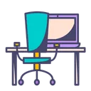 Free Work Place  Icon