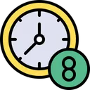Free Work Timing Working Hour Job Time Icon