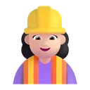 Free Construction Worker Color Icon