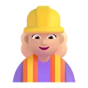 Free Construction Worker Color Icon