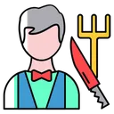 Free Worker Slaughter Knife Icon