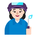 Free Factory Worker Flat Icon