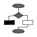 Free Black Monochrome Workflow Illustration Illustration Workflow Hierarchy Symbol